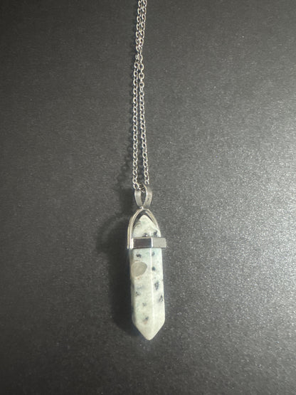 Various Shaped Crystal Necklaces