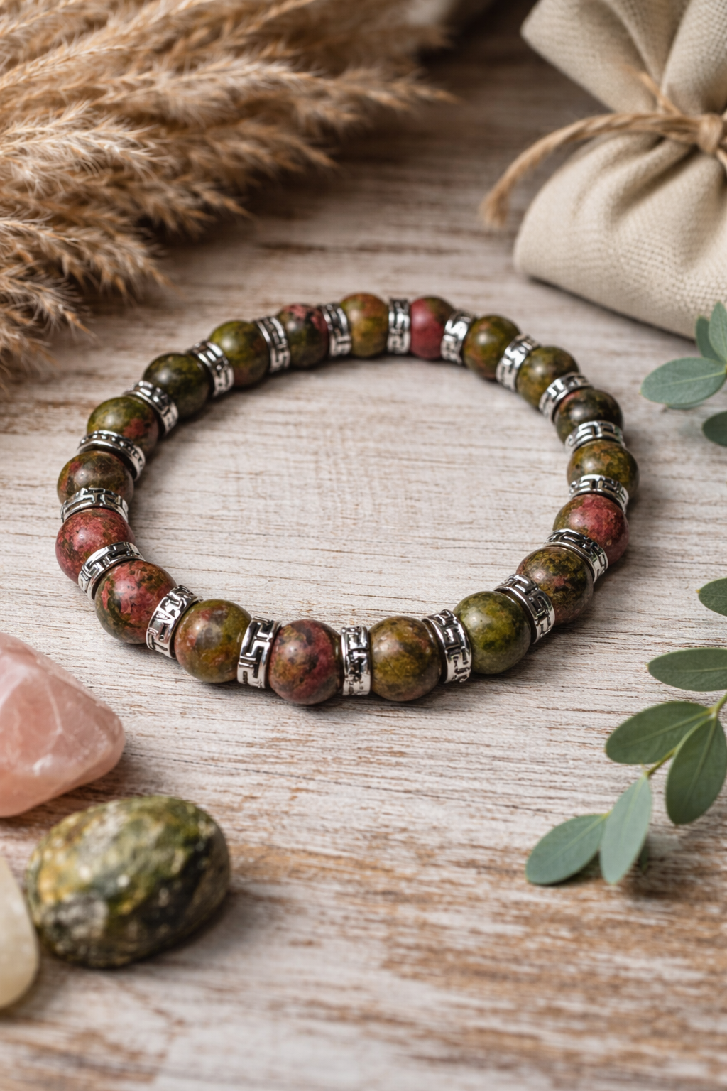 Sacred Balance Unakite Bracelet