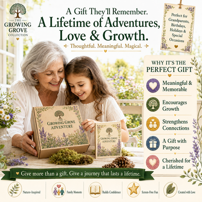 Moonlit Wishes Adventure Kit | Imagination Wonder Activity for Kids | Raccoon Companion Gift | Growing Grove Collection | Kids Nature Kit