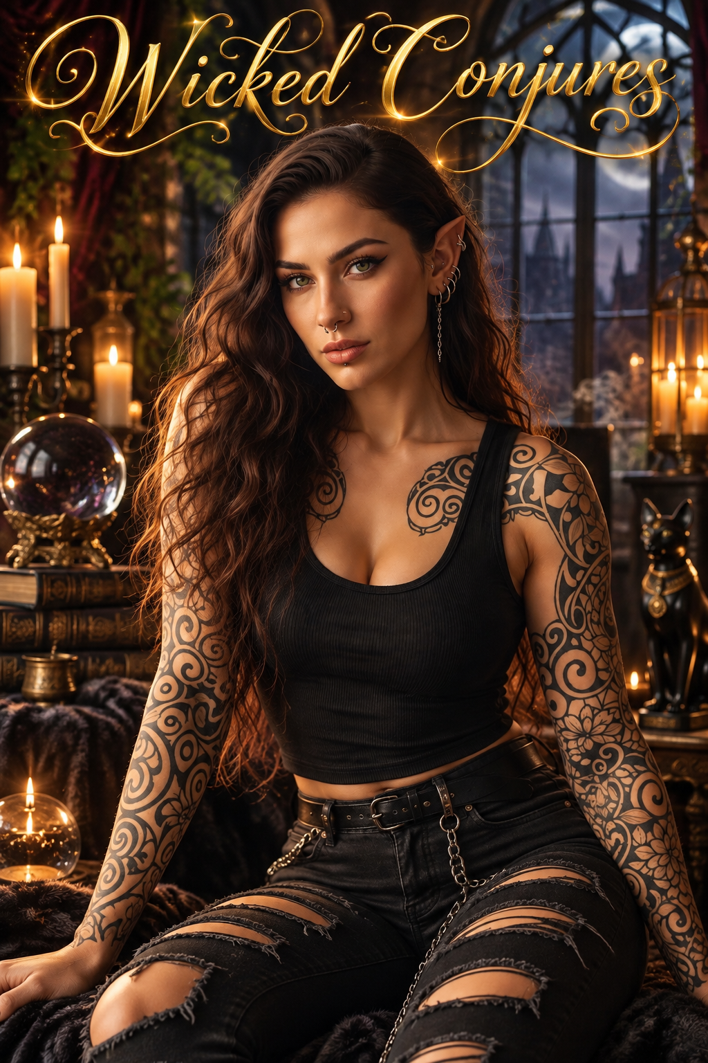 Shadow Fae Elf Spirit Companion