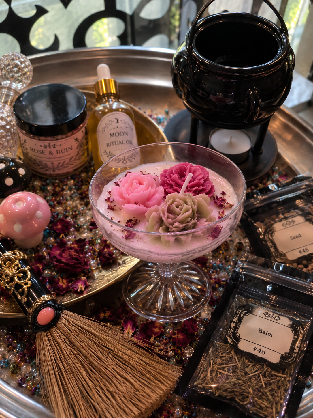 Deluxe Intuitive Witch Box – Personalized Ritual Set | Custom Witchcraft Kit, Crystals, Altar Tools