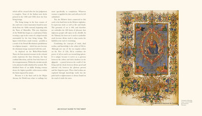 An Occult Guide to the Tarot book detail showing ceremonial magic and tarot connection