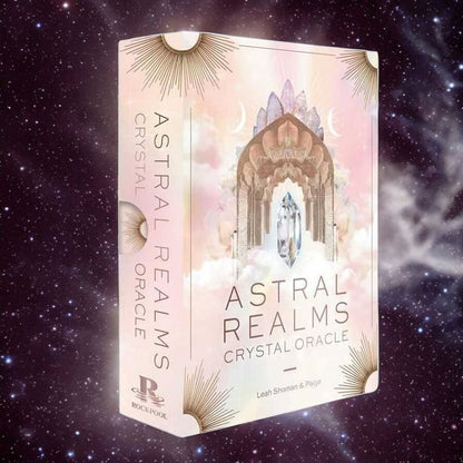 Astral Realms Crystal Oracle Deck – 33 Cards &amp; Guidebook by Leah Shoman
