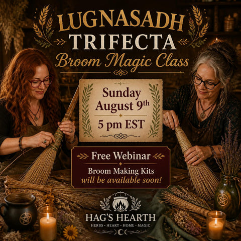 Lughnasadh Trifecta Broom Magic Class