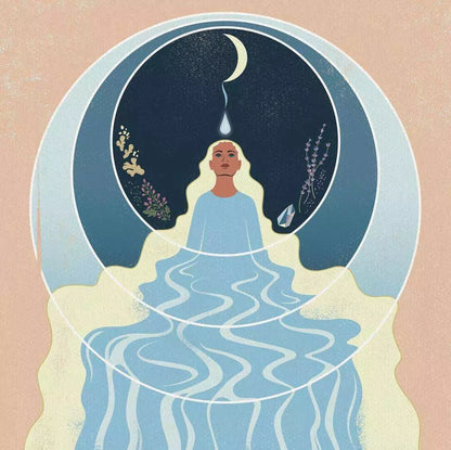 Interior spell illustration from Llewellyn&