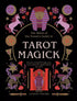 Front cover of Tarot Magick by Lindsay Squire showing forest witch illustration