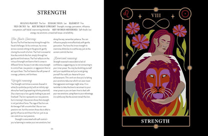 Detail page from Tarot Magick book with spell and ritual guidance for practitioners