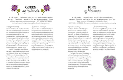 Sample chapter page from Tarot Magick by Lindsay Squire with tarot reading techniques