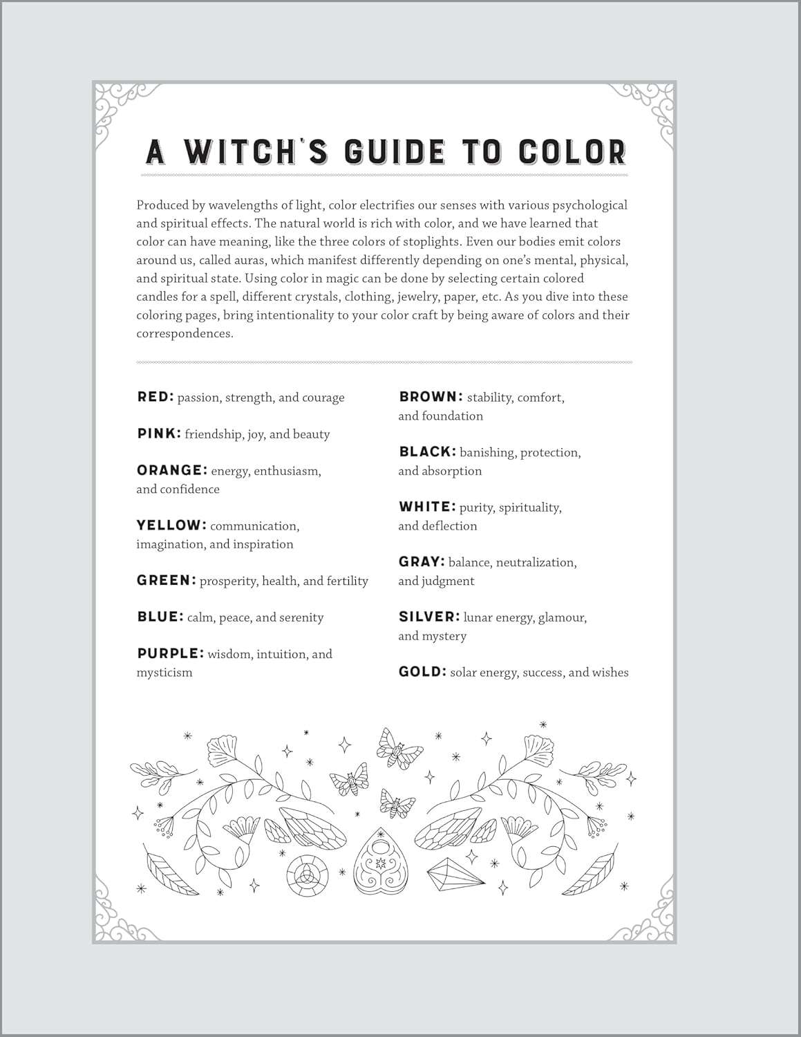 Witchcraft Coloring Book for Adults – A Magical Journey Through Art and Intuition