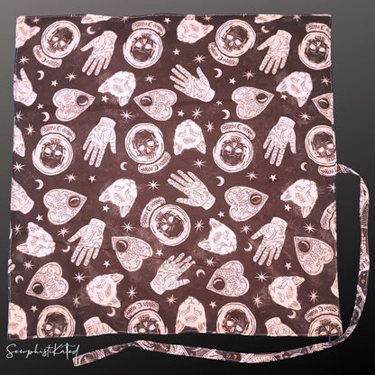 Black Cat Tarot &amp; Divination Deck Wrap, Reading Mat &amp; Altar Cloth