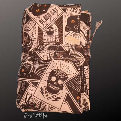 Black Cat Tarot &amp; Divination Deck Wrap, Reading Mat &amp; Altar Cloth