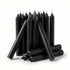Pack of twenty black 1/2-inch chime spell candles for protection rituals banishing cord cutting shadow work and defensive candle magic practice