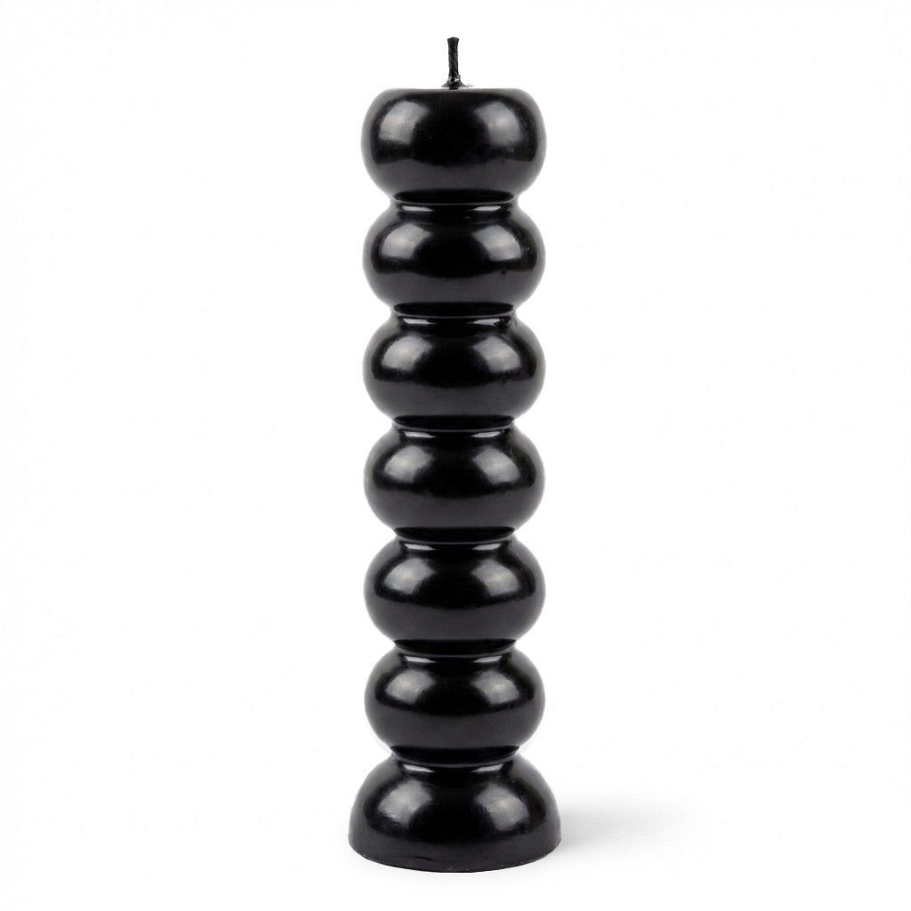 Black Seven Knob candles