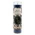 Dark blue Deadly Nightshade banishing jar candle by Envision Crystals with botanical illustration label — aromatic 7-day ritual candle for banishing negative energy.