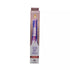 Colorful pink and purple drip candles packaged in a tall box with a lit candle at the top and vibrant cascading wax drip design, set of 2