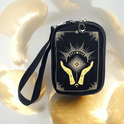 Celestial Hands Wristlet – Moon Pendant, Celestial Sky, or Moon Phases