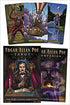 The Edgar Allan Poe Tarot deck and book by Wright and Smith showing a darkly illustrated tarot card with gothic Victorian imagery inspired by Poe&