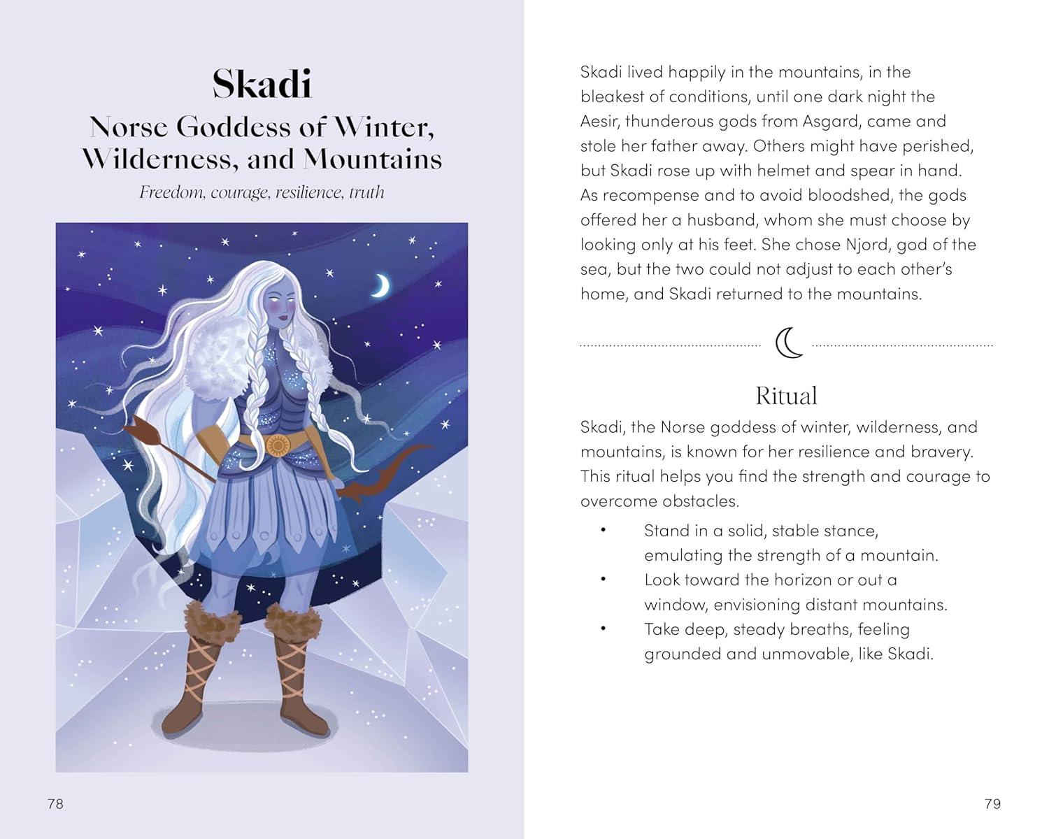Goddess Oracle Deck guidebook open alongside illustrated goddess cards from Katja Perez&