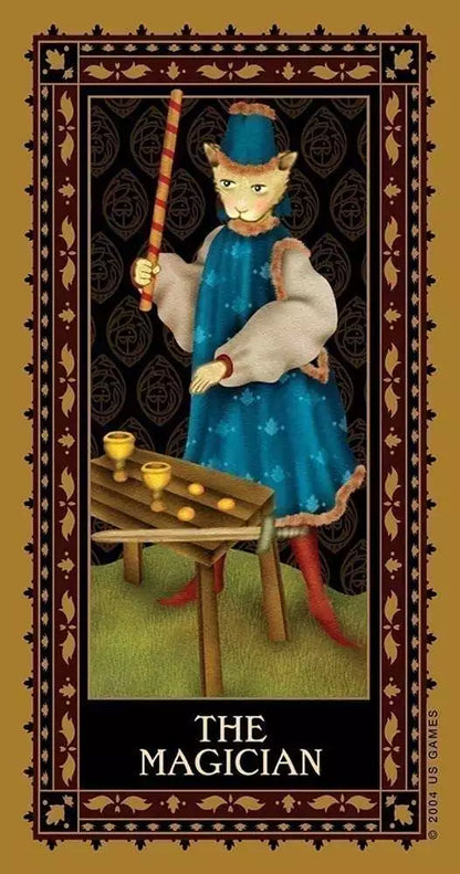 Medieval Cat Tarot Deck by Pace &amp;amp; Teng — Whimsical Cat-Themed 78-Card Tarot