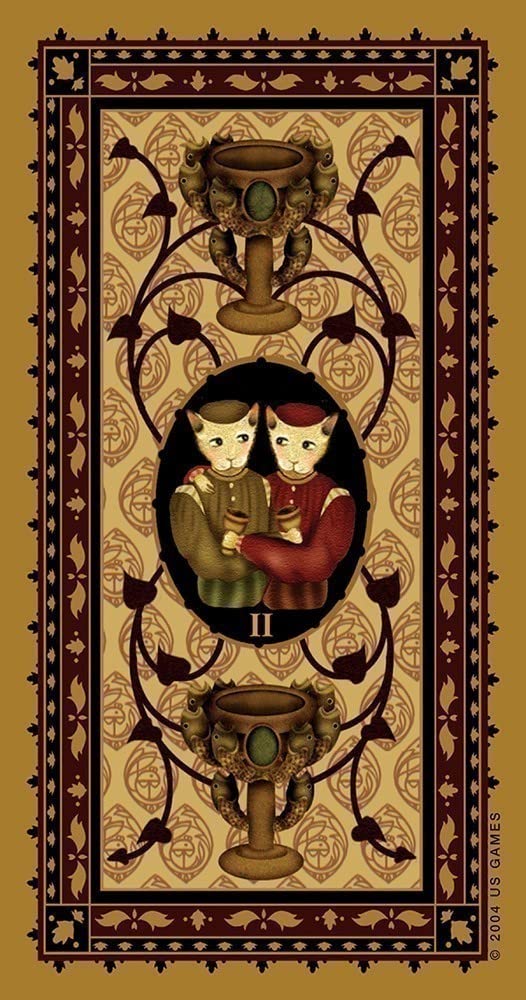 Medieval Cat Tarot Deck by Pace &amp;amp; Teng — Whimsical Cat-Themed 78-Card Tarot