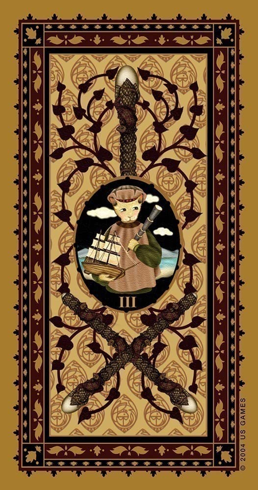 Medieval Cat Tarot Deck by Pace &amp;amp; Teng — Whimsical Cat-Themed 78-Card Tarot