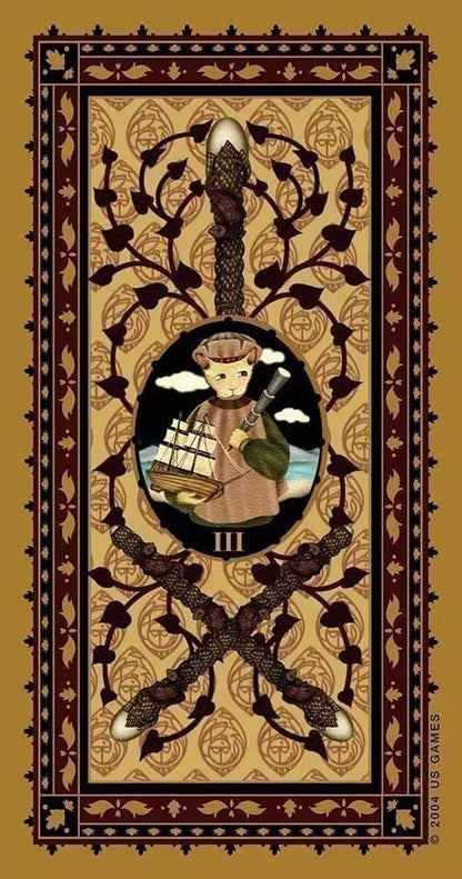 Medieval Cat Tarot Deck by Pace &amp;amp; Teng — Whimsical Cat-Themed 78-Card Tarot
