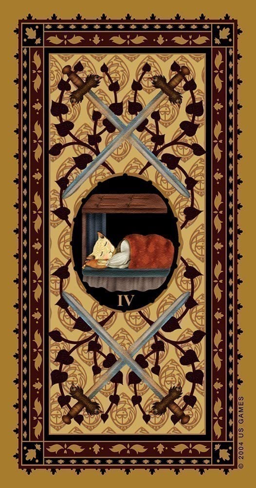 Medieval Cat Tarot Deck by Pace &amp;amp; Teng — Whimsical Cat-Themed 78-Card Tarot