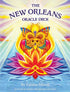 New Orleans Oracle deck card showing a vibrant butterfly surrounded by lotus flowers and water, in the lush imagery of the deck&