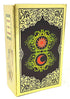Gold Rider-Waite Tarot deck box featuring classic RWS imagery with luxurious metallic gilded foil decorative treatment
