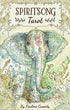 Spiritsong Tarot deck box featuring an illustrated elephant adorned with intricate patterns against a warm background.