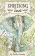 Spiritsong Tarot deck box featuring an illustrated elephant adorned with intricate patterns against a warm background.