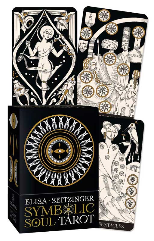Symbolic Soul Tarot by Elisa Seitzinger deck box showing intricate illustrated esoteric art — indie tarot deck for advanced symbolic reading.