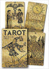 Tarot Black and Gold London 1909 deck box showing gold-illustrated Rider-Waite-Smith artwork on a black background, collector’s edition.