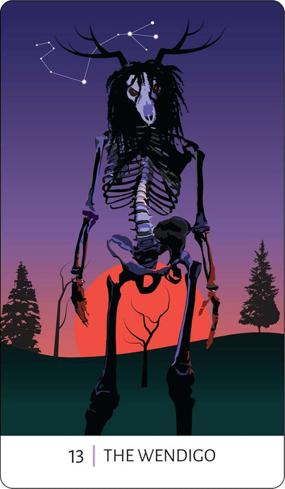 Tarot of the Unexplained: A Deck of Cryptids, Ghosts, UFOs and Other Urban Oddities, by Davezilla