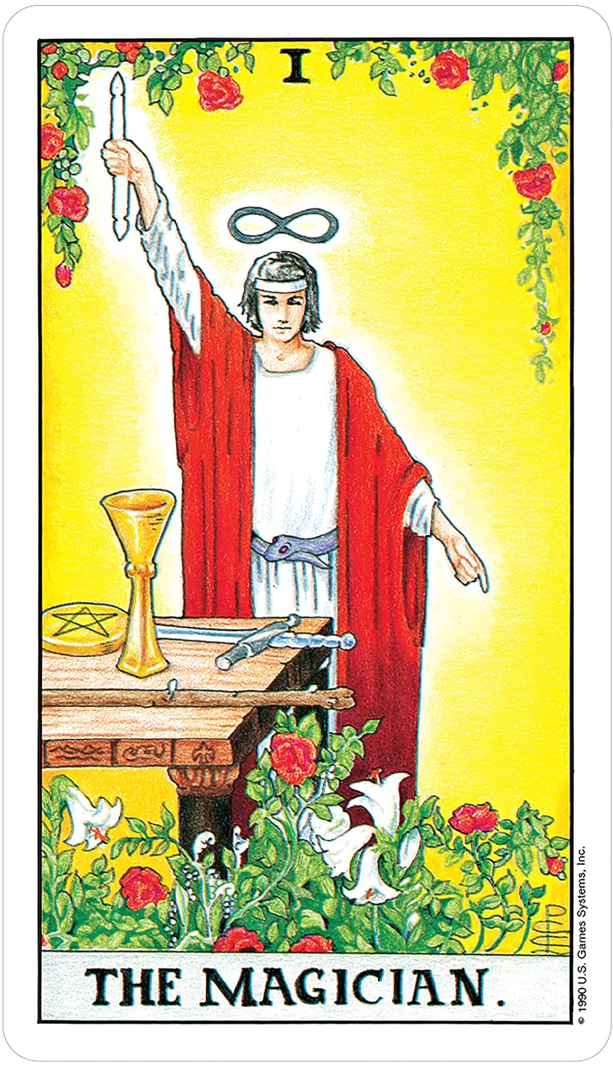 Universal Waite Tarot deck showing court cards with Hanson-Roberts recolouring in warm gentle hues