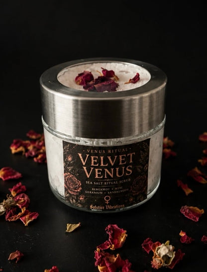 🌹Velvet Venus Foaming Salt Scrub