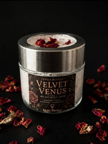 🌹Velvet Venus Foaming Salt Scrub