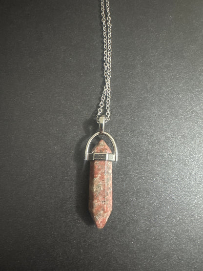 Various Shaped Crystal Necklaces