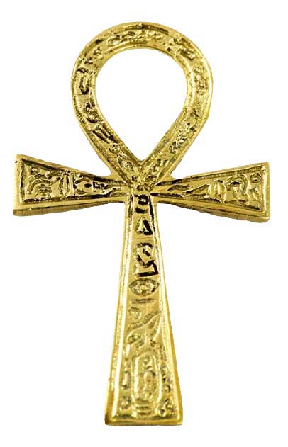 Ankh brass 2 3/8" x 4"