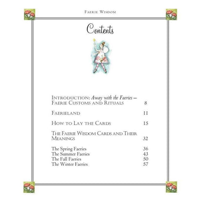 Faerie Wisdom Oracle Cards &amp; Guidebook by Gillian Kemp – Enchanted Faerie Divination Deck