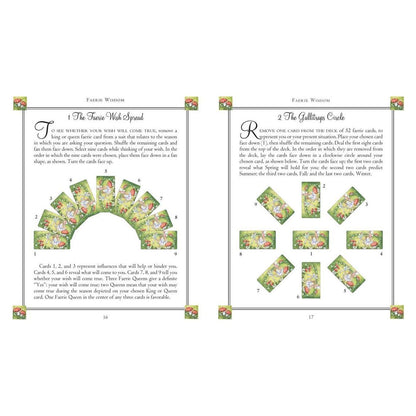 Faerie Wisdom Oracle Cards &amp; Guidebook by Gillian Kemp – Enchanted Faerie Divination Deck
