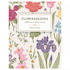 Flowerpaedia book cover by Cheralyn Darcey featuring a colorful floral illustration surrounded by various flowers, guide to 1000 flowers and their symbolic meanings.