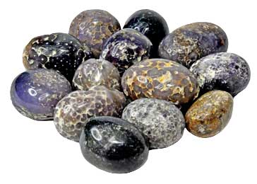1 lb Agate, Grape tumbled stones