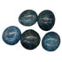 One pound bulk lot of polished apatite tumbled pebbles in blue-green tones — throat chakra and communication crystal supply.