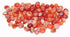 One-pound collection of smooth vivid orange carnelian tumbled chalcedony stones for sacral chakra creativity courage motivation and empowerment rituals