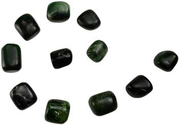 One-pound collection of smooth green kyanite tumbled stones for heart chakra alignment nature connection spiritual truth and self-cleansing energy work