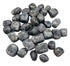 One pound polished larvikite tumbled stones showing black Norwegian feldspar with silver-blue flash for protection and grounding bulk lot