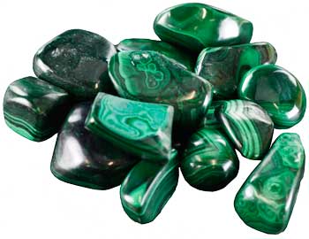 1 lb Malachite – Green – Tumbled Bulk Stones
