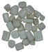 One-pound collection of smooth white scolecite zeolite tumbled stones for lucid dreaming astral travel deep meditation and high-vibration spiritual practice