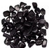 One-pound collection of smooth black shungite tumbled stones from Karelia Russia for EMF protection grounding anxiety relief and purification rituals